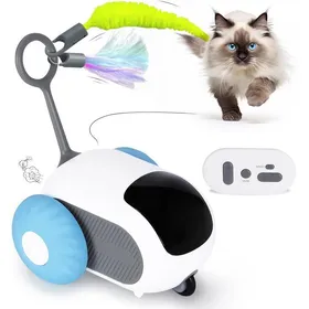 Meilleurs prix pour Jouet électrique pour chat avec télécommande - Voiture de sport intelligente-Balle de jeu pour chat-Jouet interactif à double