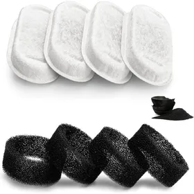 Comparer les prix de Filtre Fontaine à Eau pour Chat 8PCS Filtres + 8PCS Éponges Filtre Fontaine Chat ave