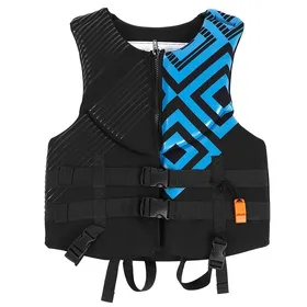 Comparer les prix de Gilet de sauvetage de sécurité pour adultes kayak natation flottabilité avec sifflet (L)