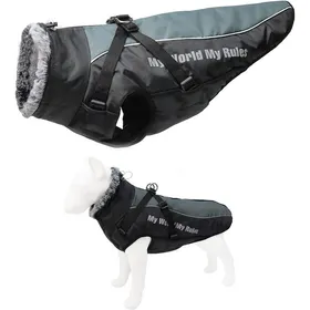 Meilleurs prix pour Manteau dhiver pour chien - Manteau chaud avec harnais - Fermeture éclair réglable - Doudoune réfléchissante imperméable - Manteau