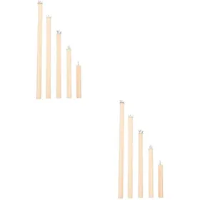 Comparer les prix de Lot de 10 jouets en bois pour perroquets, perchoirs pour oiseaux, cage à perruches, accessoires, jouets