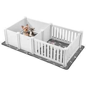 Meilleurs prix pour Parc de Mise Bas pour Chien-VEVOR-1865x97x50 cm-Boite de Naissance Plastique PVC pour Chiens de Taille Moyenne
