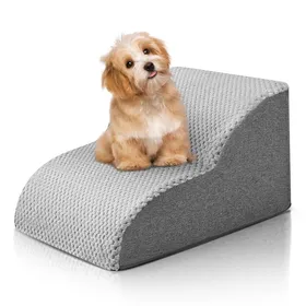 Meilleurs prix pour TTLIFE Marche pour Chien, Escalier en Mousse Haute Densité, échelle Antidérapante avec Housse Lavable pour Chiens et Chats