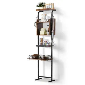 Meilleurs prix pour VEVOR Support Gamelle Surélevée Réglable Étagère Rangement Chiens 50x19,8x145 cm