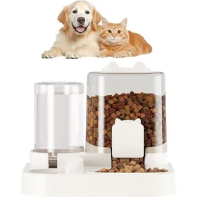 Meilleurs prix pour Distributeur Automatique De Croquettes Et Eau Pour Chat Et Chien 1 8L Avec Bol Amovible Convient Aux Chats Et Chiens