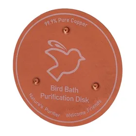 Meilleurs prix pour Disque en cuivre pour bain doiseaux - SHIPENOPHY - disque nettoyage - Cuivre 9999% - 1 mm - Support 3 points