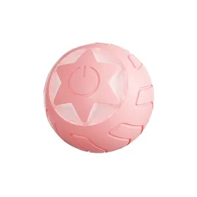 Meilleurs prix pour Jouet Interactif pour Chat - YYV - Balle Automatique - Rose - Rechargeable Type-C - Lumières LED