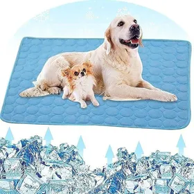 Meilleurs prix pour Tapis Refrigerant Chien Tapis Rafrachissant pour Chien Pet Cooling Mat pour Chiens Petite et bleu clair70*100cm 70*100C CORBEILLE
