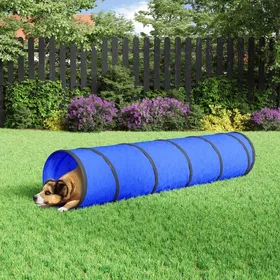 Meilleurs prix pour (Bleu)Tente/tunnels dactivités - Magnifique Tunnel pour chien bleu Ø 40x200 cm polyester 18927