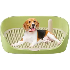 Comparer les prix de Dog Toilet Dog Potty Training Toilet Dog Potty Fence Puppy Litter Box with Puppy Mat Holder