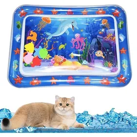 Comparer les prix de Tapis de jeu sensoriel leau pour chat tapis de refroidissement gonflable pour chat jouet interactif pour chat pour JOUET