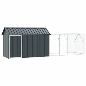 Comparer les prix de SALE dhiver Cage/Enclos pour oiseaux - UU - Grande Volière - avec stockage Anthracite 416.5 x 103 x 142 cm CC656