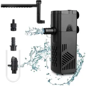 Meilleurs prix pour Interior Aquarium Filter 220L/H Adjustable Submersible Water Flow Filter 3W Low Flow Aquarium Filter up