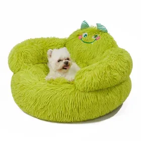 Meilleurs prix pour Panier souple pour chien ou chat orthopédique taille moyenne (61 x 61 x 36 cm) lavable en carton vert