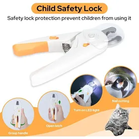 Meilleurs prix pour Coupe-griffes pour chiens et chats avec éclairage LED puissant. Coupe-griffes pour chiens et chats. Pour petits moyens et grands