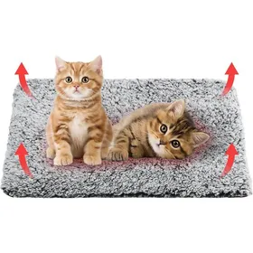 Meilleurs prix pour Coussin chauffant pour animaux - MICH - Auto-chauffant - 40x50 cm - Housse lavable - Dessous antidérapant