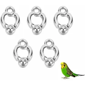 Comparer les prix de 5 anneaux métal pour pattes perroquet entraînement/activité accessoires cage oiseaux (taille No.5) .