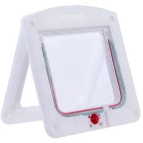 Comparer les prix de Chatière pour chats et petits chiens avec une porte équipée de puce et offrant 4 voies verrouillables Facile à installer et à u