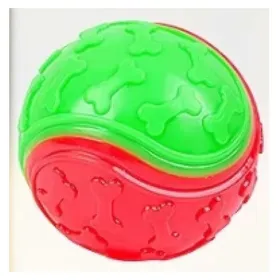 Comparer les prix de Balle interactive pour chien - Phoesky - 9 cm - Vert et Rouge - Son intégré - Exercice et jeu - Matériau TPR