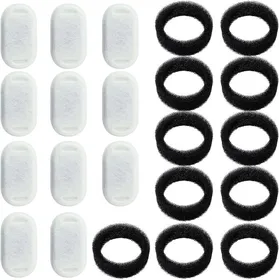 Comparer les prix de Filtre pour fontaine à chat GIOTOHUN 3,2L,filtre pour fontaine à eau pour chat en acier inoxydable de 2L et 3L,système de