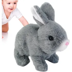 Comparer les prix de Jouet de Lapin Qui Marche Jouet électronique interactif de Lapin en Peluche pour Animaux de Compagnie Lapin e PELUCHE POUR ANIMAL