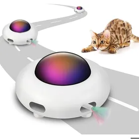 Meilleurs prix pour Jouet interactif chat plume rotative mode intelligent faible bruit arrêt auto
