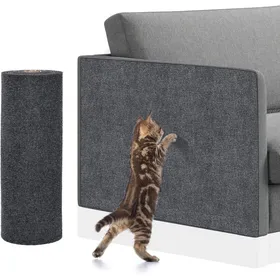 Meilleurs prix pour 100×60 cm Protection Canapé Chat Anti GriffeDIY Griffoir Mural et CanapéTapis Griffoir Chat Auto-AdhésifTrimmable Chats Grattoir