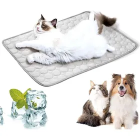 Meilleurs prix pour Tapis rafraîchissant 70x55 cm pour chiens et chats – idéal canapé ou sol (gris)
