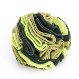 Comparer les prix de Jouet interactif pour chien - Phoesky - Puzzle Snuffle Ball - Tapis de reniflement - Vert - 3-15 cm - Polaire