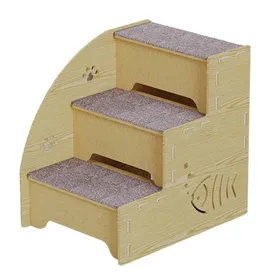 Meilleurs prix pour Échelle pour Animaux de Compagnie Échelle de Lit pour Chat et Chien Âgés Échelle de Canapé Marches pour Chien Escaliers en Bois