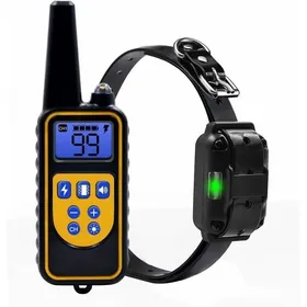 Comparer les prix de Collier de Dressage pour Chiens Rechargeable IP67 Portée 800m 99 Niveaux Vibration Choc Électrique Sonore YYV