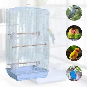 Meilleurs prix pour MIPAN. 46 x 36 x 92cm de Volière Extérieur / Intérieure - Voliere Perroquet - Pour Oiseau exotique / Oiseau sauvage - Blanc