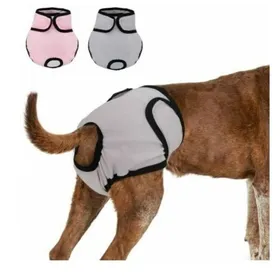 Comparer les prix de Couche réutilisable pour chien 37-55CM Culotte hygiénique lavable Super absorption pour chiots et chiennes en chaleur Short
