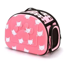 Meilleurs prix pour Sac de Transport pour Animal de Compagnie, OUTUOTWQ Voyage Confortable et Sûr pour Chats, Chiens et Lapins (jusqu'à 5 kg), Rose