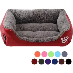 Comparer les prix de Coussin Chien Chat Panier Ultra Doux Respirant Lit Chaud en Tissu Oxford pour Chien Petite - RougeS Étiquette