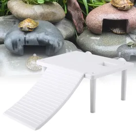 Meilleurs prix pour Plateforme Tortue - YYV - Rampe Flottante - Matériau ABS - Dimensions 14x10x65 cm - Décoration Aquarium