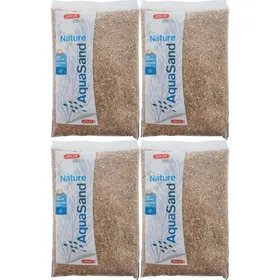 Comparer les prix de Sol Décoratif Naturel Aquasand Nat Rivière 1kg (Lot De 4)