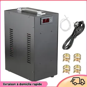 Meilleurs prix pour Dilwe système de refroidissement par eau pour aquarium Refroidisseur Daquarium LCD Pour quincaillerie piece Prise UE noire et 40L