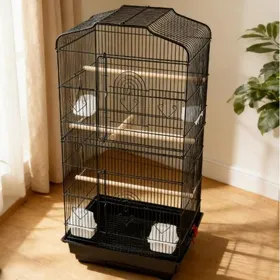 Meilleurs prix pour MIPAN. Volière - Cage Oiseau de Noir - 46 x 36 x 92cm - Volière Extérieur / Intérieure - Voliere Perroquet / Oiseaux