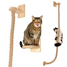 Meilleurs prix pour Griffoir mural - COTON - 170CM - Installation facile - Design lgant - Pour chats PZCC