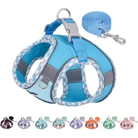 Meilleurs prix pour Harnais réfléchissant bleu - PetSafe Pro - Taille XXS - Respirant - Anti-fugue - Pour petits chiens et chats