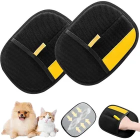 Meilleurs prix pour Gants anti-poils animaux 2 paires électrostatiques enlèvement efficace sur tissus réutilisables lavables