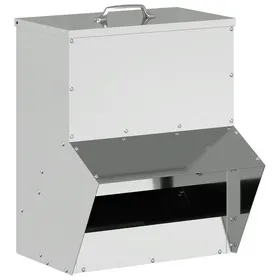 Comparer les prix de Mangeoire pour poules en acier galvanisé - vidaXL - Argent - 35x205x435 cm - 34 kg - Durable