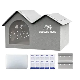 Meilleurs prix pour Abri Rafraîchissant pour Chat - Grotte Confortable Étanche Abri dÉté Extérieur Animaux  Temps Chaud Appartement Balcon  CORBEILLE