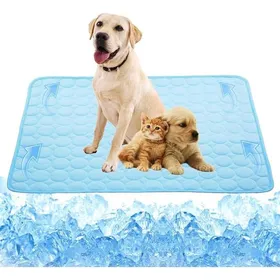 Comparer les prix de Soie glacée coussin froid froid tapis pour animaux de compagnie coussin de canapé dété chat et chien (XL 100 x 70 cm)