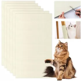 Comparer les prix de Griffoir Auto-adhésif pour Chat5 Pièces 30X60 cm Tapis CanapéClimbing Cat ScratcherGrattoir (Beige) GRIFFOIR