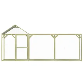 Meilleurs prix pour Poulailler/Clapier/Cage, VIDAXL, Grande espace, 4,5x1,5x2 m Pinède imprégnée C70