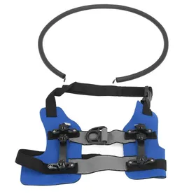 Meilleurs prix pour SURENHAP anneau anti-collision aveugle Harnais danneau pour chien aveugle Fixation facile animalerie toilettage Bleu