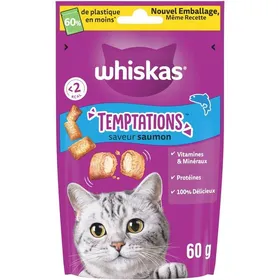 Meilleurs prix pour Friandises pour Chats - YUMI MAZAO - Saumon - Double Texture - Lot de 6 x 60g