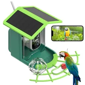Meilleurs prix pour Mangeoire oiseaux extérieure avec caméra - ZOR® - Vision nocturne HD 4K - Étanche IP65 - Panneau solaire